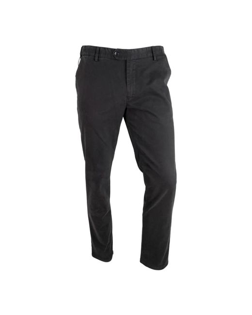 Meyer Black Chinos for men