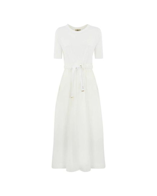 Herno White Maxi Dresses