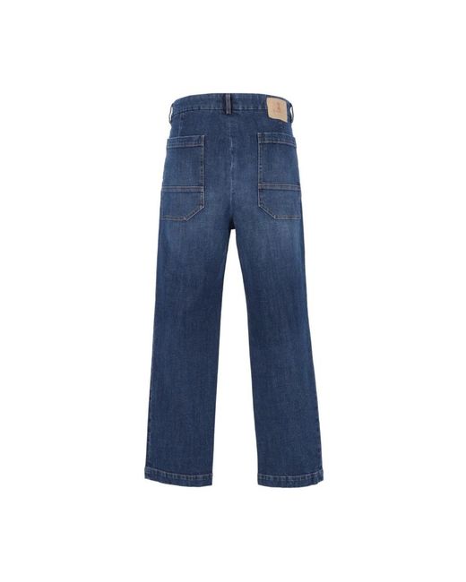 Barena Blue Straight Fit Jeans for men