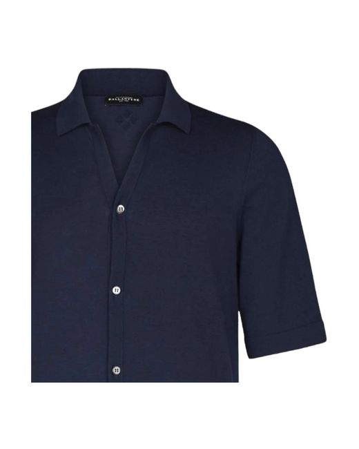 Ballantyne Blue Short Sleeve Shirts for men