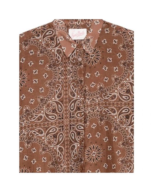 Mc2 Saint Barth Brown Shirts