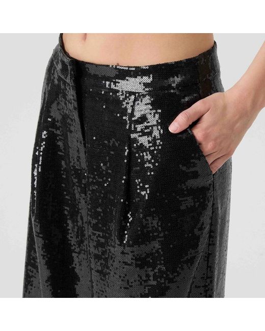FEDERICA TOSI Black Wide Trousers