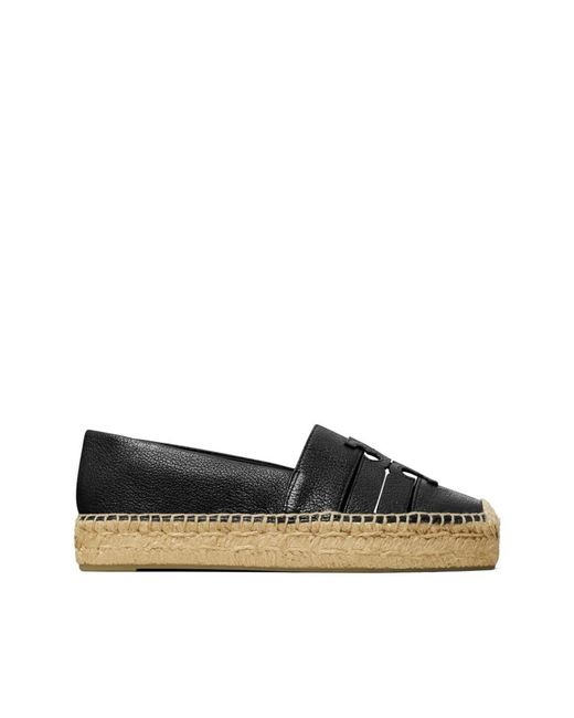 Tory Burch Black Espadrilles