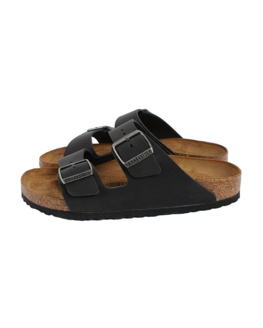 Birkenstock Black Sliders