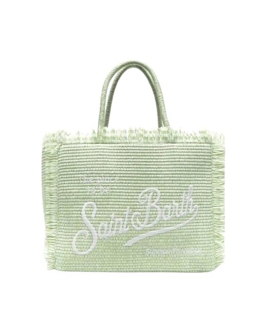 Mc2 Saint Barth Green Shopping Bags