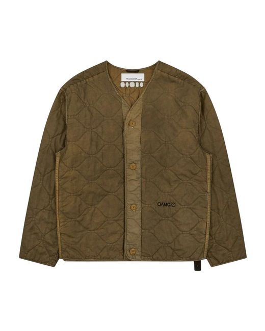 OAMC Jassen ,Groen ,Nylon Combat Liner in het Green voor heren