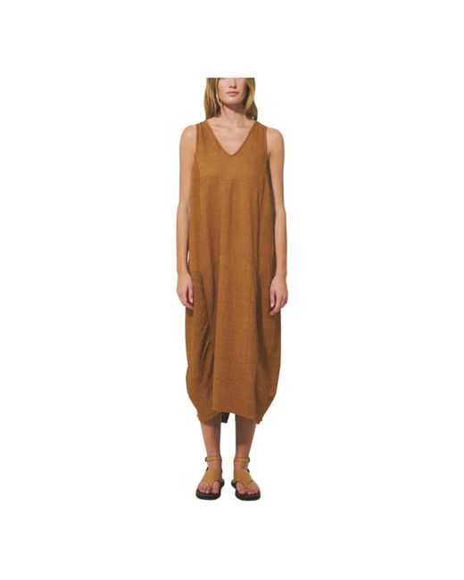 Transit Brown Midi Dresses
