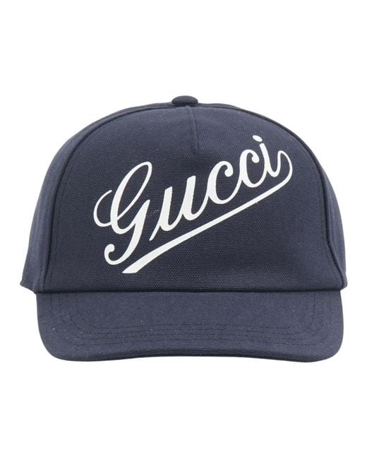 Gucci Blue Caps for men