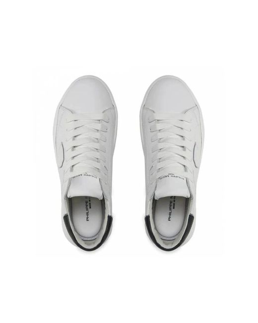 Philippe Model White Stylische sneakers für männer und frauen