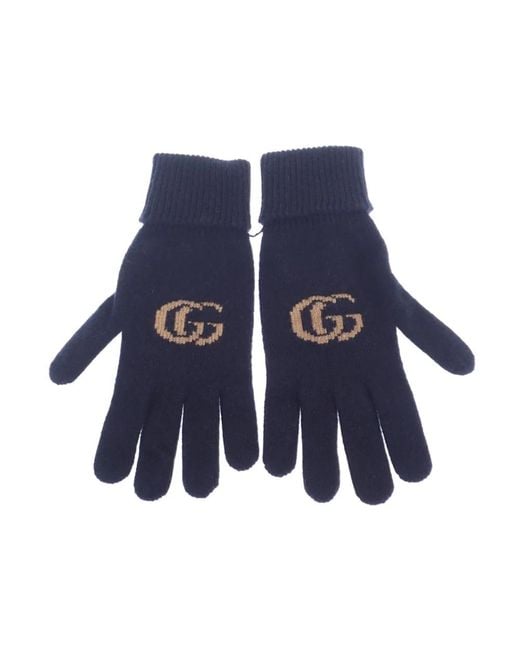 Gucci Blue Gloves
