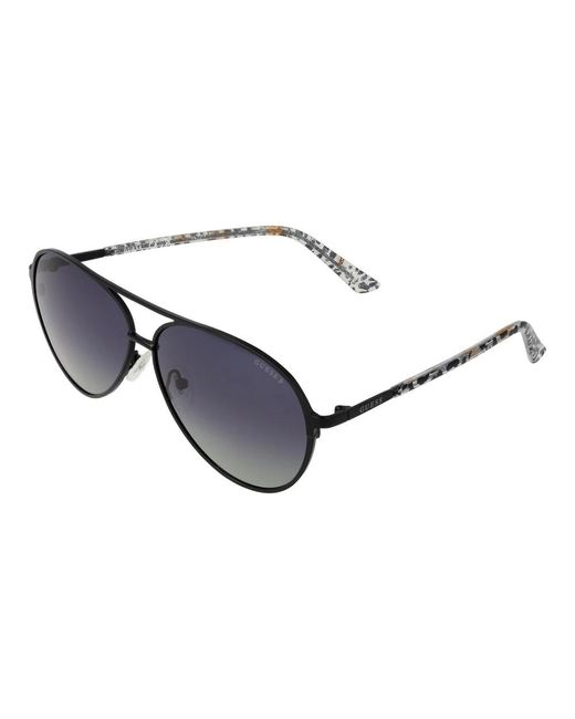 Occhiali da sole neri da donna stile pilota di Guess in Multicolor