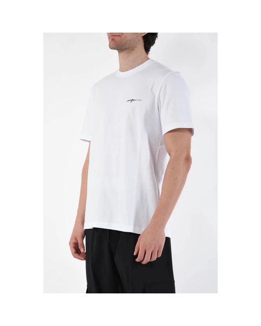 MSGM White T-Shirts for men