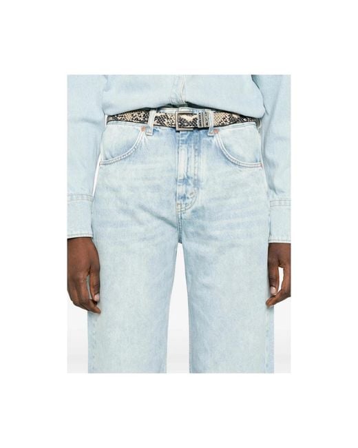 BITE STUDIOS Blue Wide Jeans