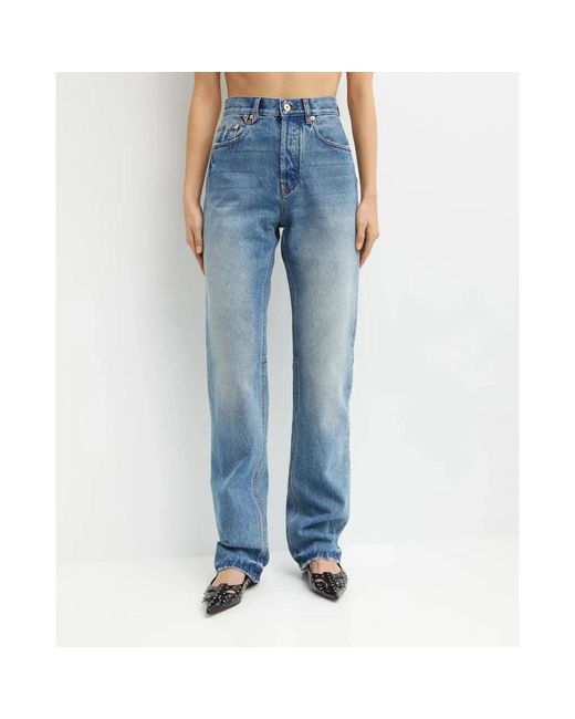 Jacquemus Straight Jeans in het Blue