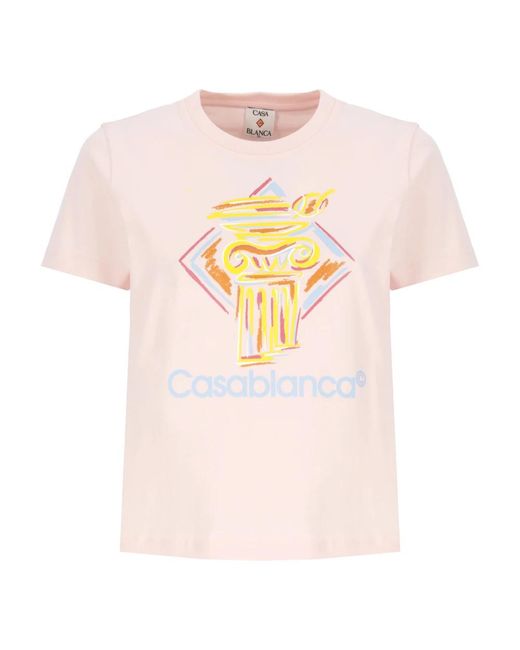 T-Shirts Casablanca de color Pink