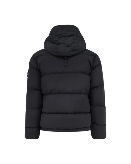 Stone Island Nylon Metal Down Jacket in het Black voor heren