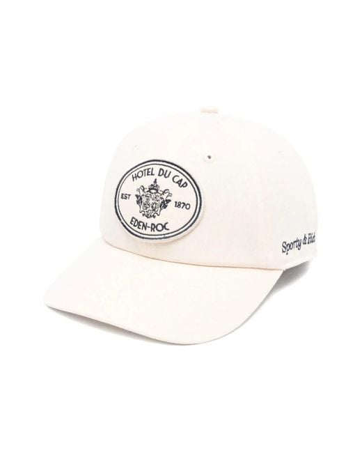 Caps Sporty & Rich en coloris White
