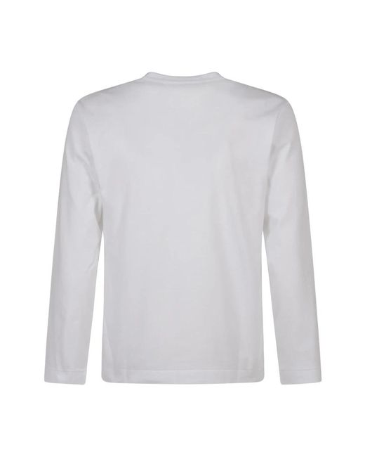 COMME DES GARÇONS PLAY White Long Sleeve Tops for men