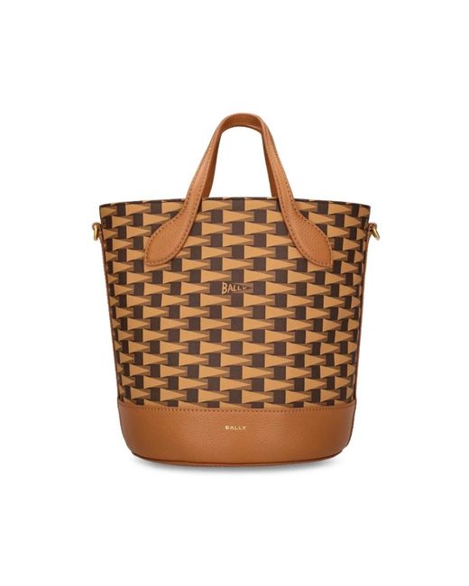 Bally Brown Bucket Bags