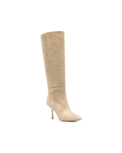Stuart Weitzman Natural Heeled Boots