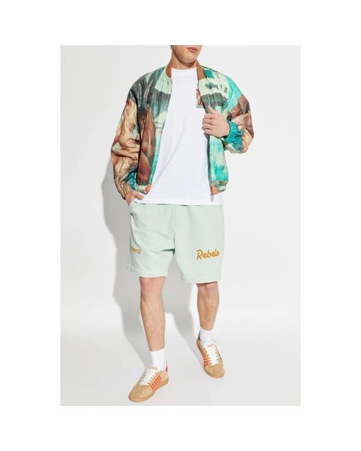 DSquared² Green Casual Shorts for men