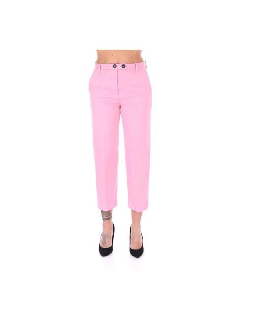 Pinko Pink Cropped Trousers
