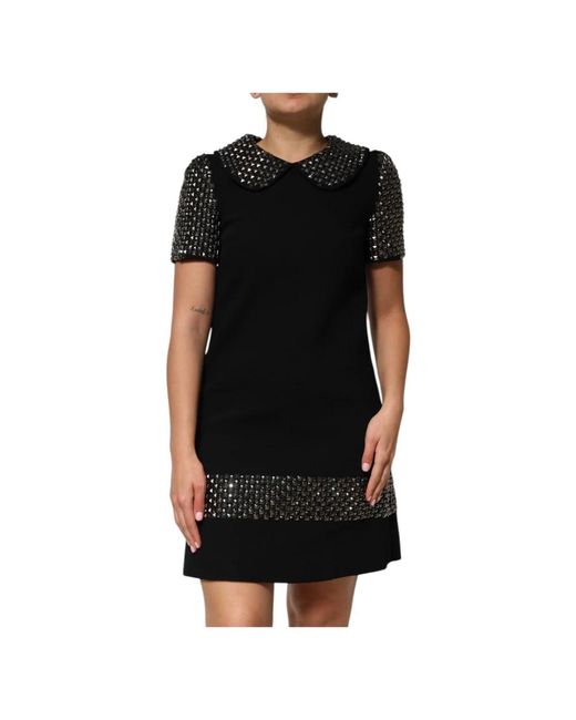 Dolce & Gabbana Black Short Dresses