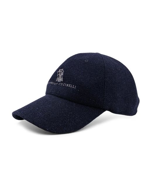 Brunello Cucinelli Blue Hats & Caps for men