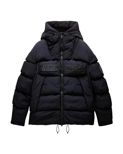 Napapijri Blue Winter Jackets for men