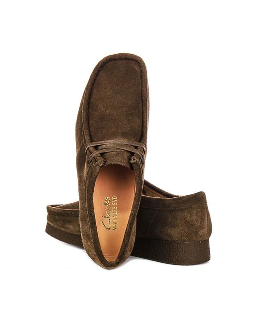 Clarks Brown Laced Shoes