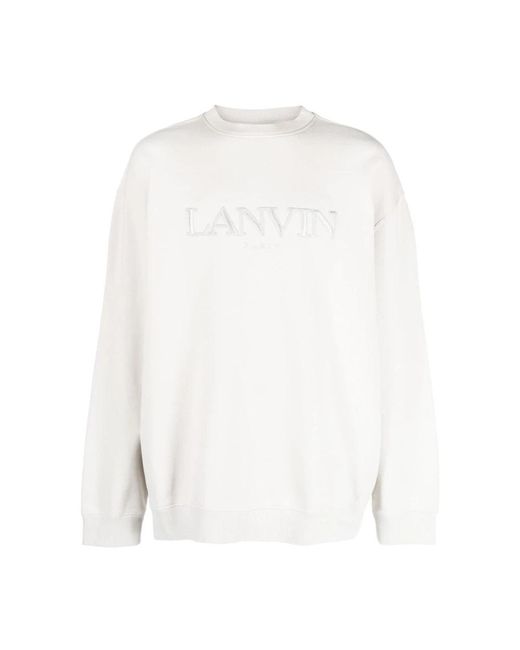 Lanvin White Sweatshirts for men