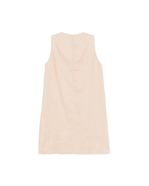 Semicouture Natural Short Dresses