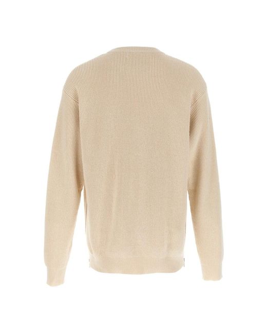Jil Sander Zip Sweater in het Natural voor heren