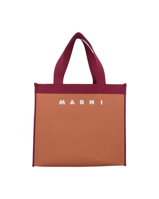 Tote Bags di Marni in Red