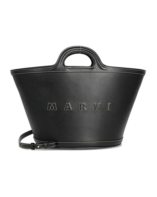 Marni Black Bucket Bags