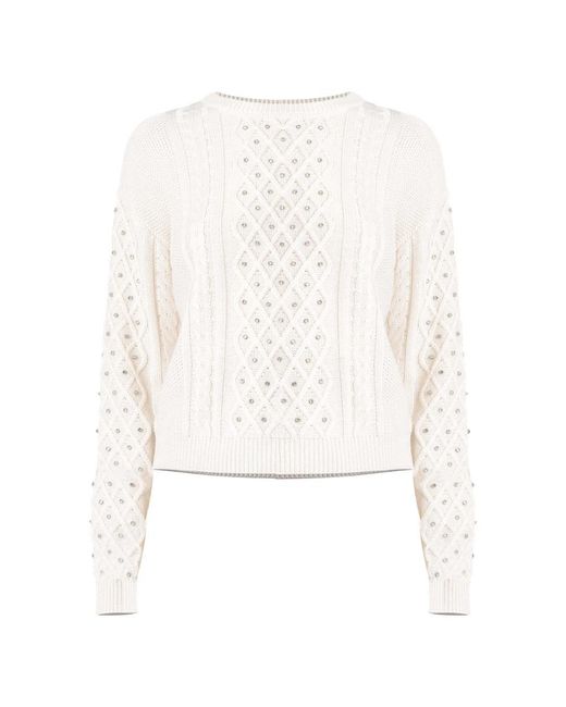 Kocca Emiliana Sweater in het White