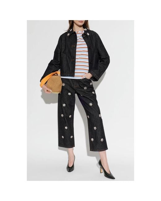 Marni Black Cropped Jeans
