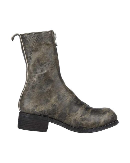 Guidi Gray Ankle Boots for men