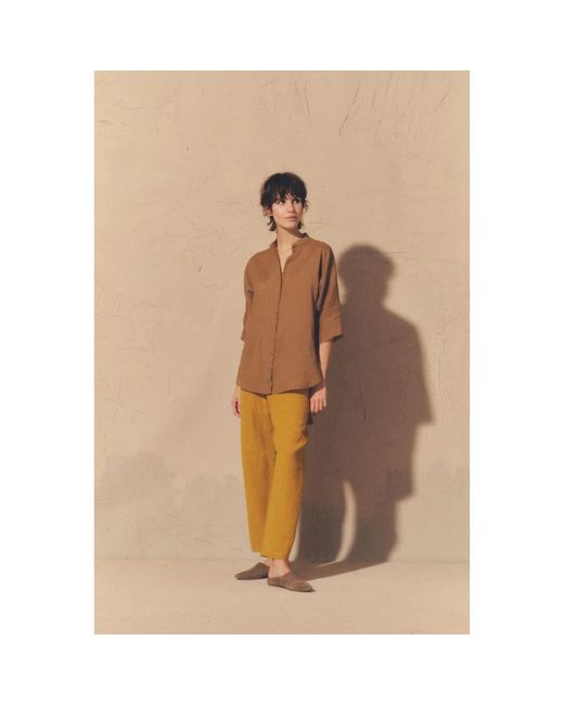 Cortana Yellow Tapered Trousers