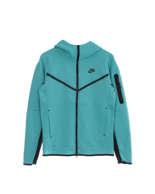 Nike Leichte zip hoodie - sportswear tech fleece in Green für Herren