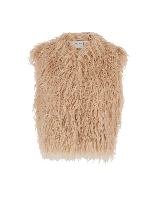 Vests Forte Forte en coloris Natural