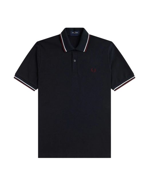 Fred Perry Black Polo Shirts for men