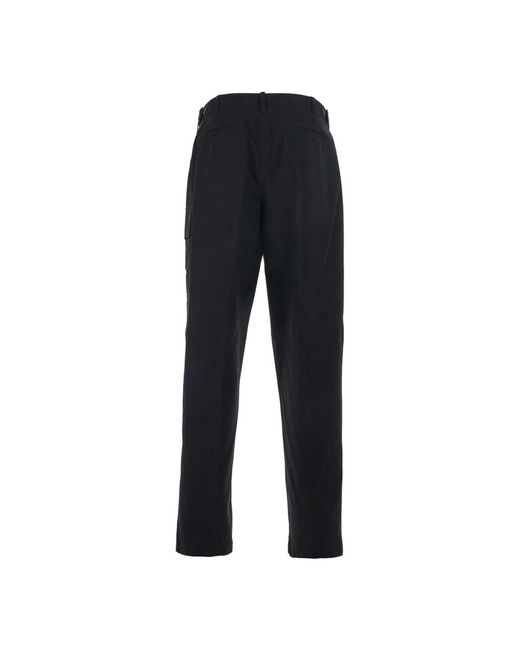 Fendi Black Straight Trousers for men