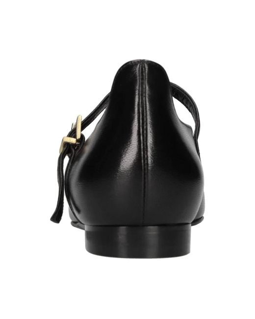 Lella Baldi Black Ballerina Shoes