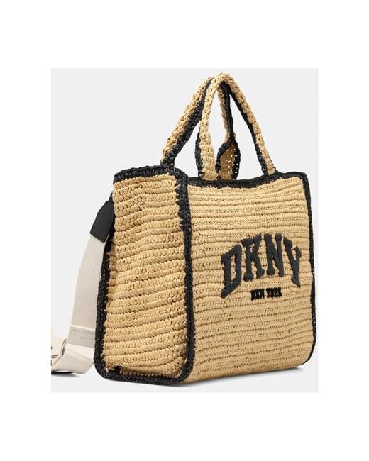 Tote Bags di DKNY in Metallic