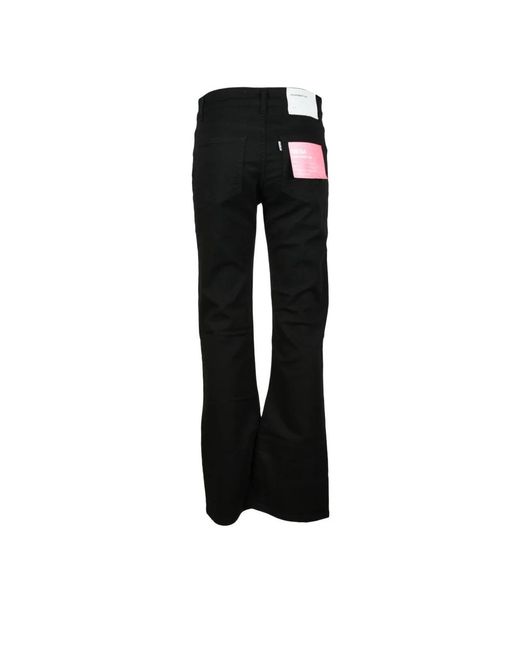 Department 5 Black Flare Jeans