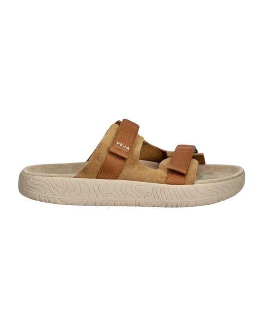 Veja Sliders in het Brown voor heren