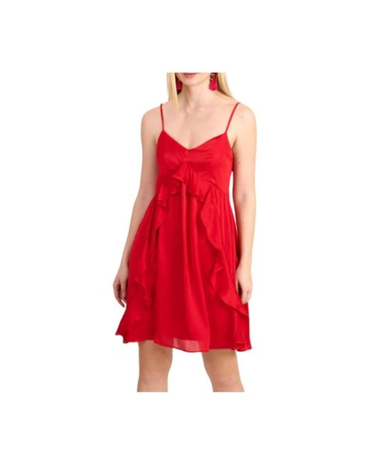 Dresses > day dresses > short dresses Naf Naf en coloris Red