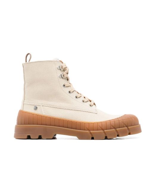 KENZO Schnürung seitenreißverschluss gummisohle in Natural für Herren