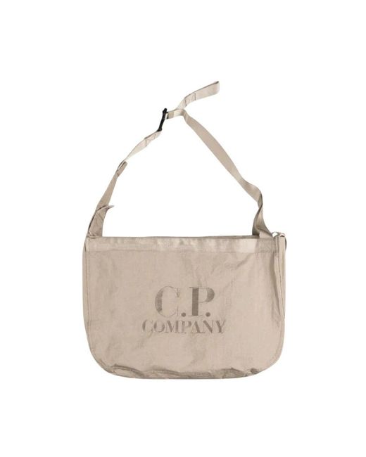 C P Company Nylon Schultertasche in Natural für Herren